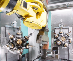 Machine tool produced by Wieland Anlagentechnik GmbH equipped with Crown Turret Heads CTH15-6 