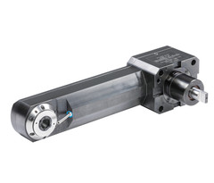 Angular head for lathe turret 